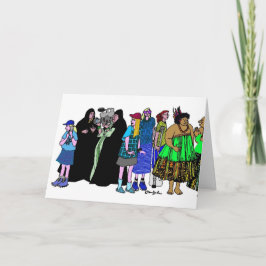 世界の女性- 5 カード