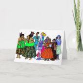 世界の女性- 6 カード (正面)