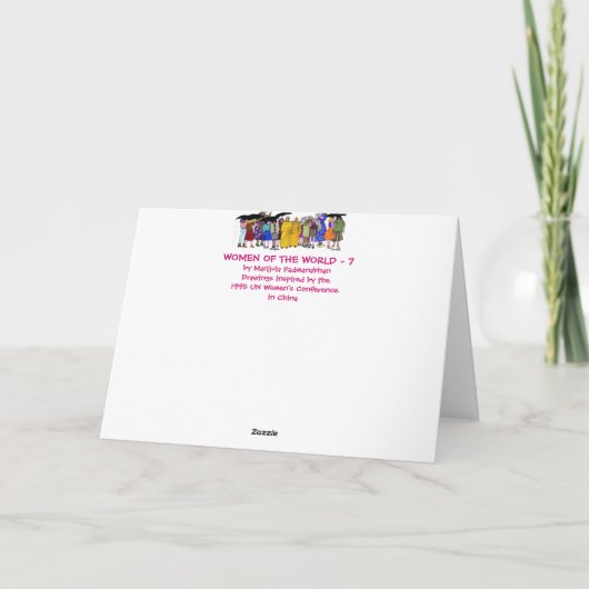 世界の女性- 7 カード (裏面)
