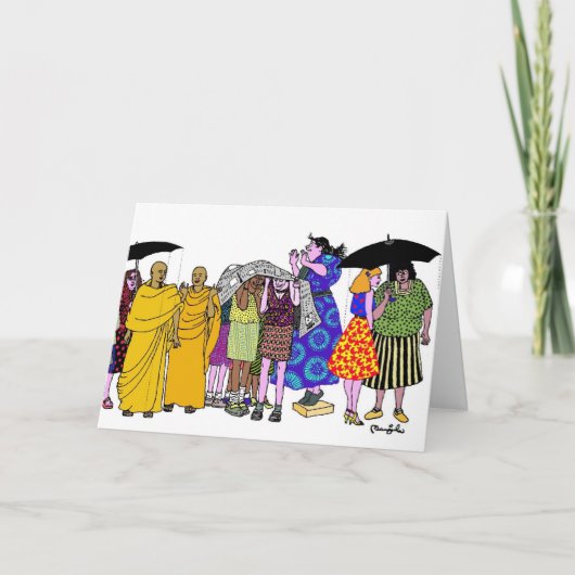 世界の女性- 8 カード (正面)