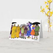 世界の女性- 8 カード (黄色い花)