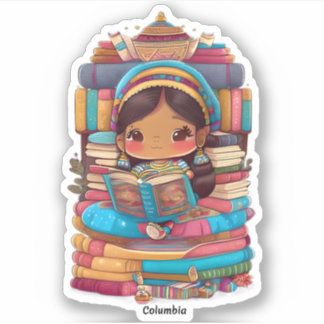 世界の女読の子 – コロンビア シール
