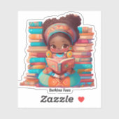 世界の女読の子 – Burkina Faso シール (シート)