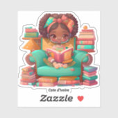 世界の女読の子 – Cote d'Ivoire シール (シート)