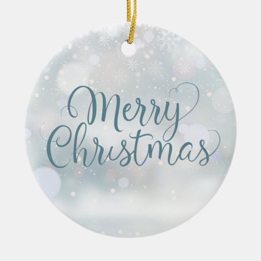 世界の姉妹最高の定義クリスマス セラミックオーナメント (正面)