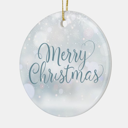 世界の姉妹最高の定義クリスマス セラミックオーナメント (左)