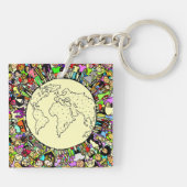 世界の子どもたち キーホルダー (裏面)