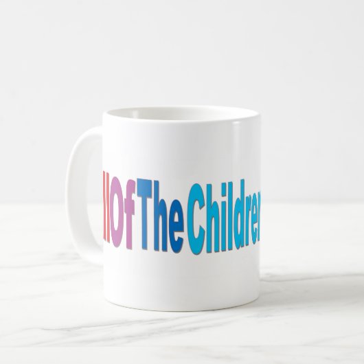 世界の子どもたち コーヒーマグカップ (正面左)