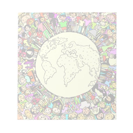 世界の子どもたち ノートパッド (正面)