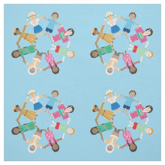 世界の子どもたち ファブリック (見本)