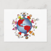 世界の子どもたち ポストカード (正面)