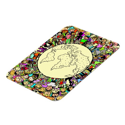 世界の子どもたち マグネット (左側)