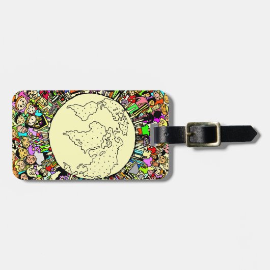 世界の子どもたち ラゲッジタグ (正面横)