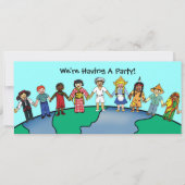 世界の子どもたち 招待状 (正面)