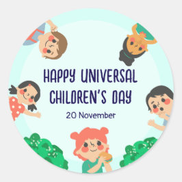 世界の子どもの日 | 万国子どもの日 ラウンドシール