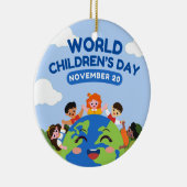 世界の子どもの日 | 十一月20日 セラミックオーナメント (右)