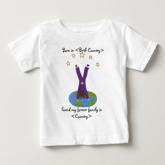世界の子ども ベビーTシャツ (正面)