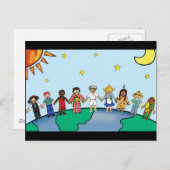 世界の子供たち ポストカード (正面/裏面)