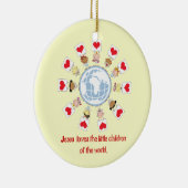 世界の子供 セラミックオーナメント (右)