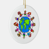 世界の子供 セラミックオーナメント (右)