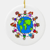 世界の子供 セラミックオーナメント (裏面)