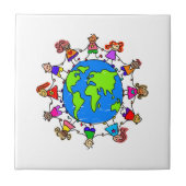 世界の子供 タイル (正面)