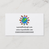 世界の子供 名刺 (裏面)