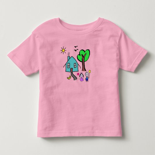 世界の子供Tシャツ トドラーTシャツ (正面)