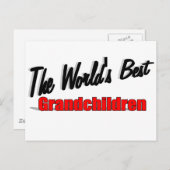 世界の孫最高の達 ポストカード (正面/裏面)