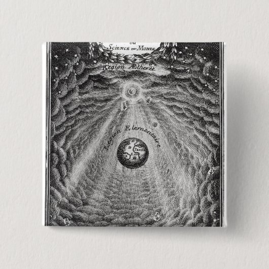 世界の宇宙誌か科学 缶バッジ (正面)