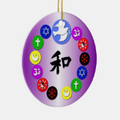 世界の宗教の休日のオーナメント セラミックオーナメント (右)
