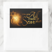 世界の宗教はすべてスター物 長方形シール (バッグ)