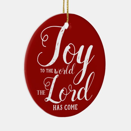 世界の宗教上のクリスマスホリデーへの喜び セラミックオーナメント (右)