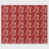 世界の宗教上のクリスマスホリデーへの喜び ラッピングペーパー (フラット)