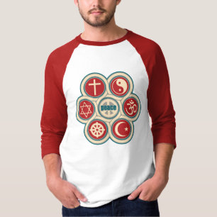 世界の宗教平和 Tシャツ