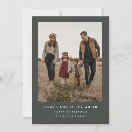 世界の宗教的なクリスマスの光ダーク・ダッキー シーズンカード (正面)