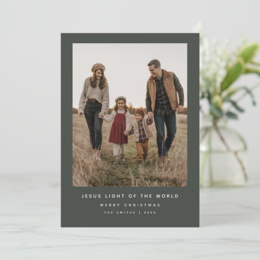 世界の宗教的なクリスマスの光ダーク・ダッキー シーズンカード (スタンド正面)