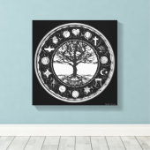 世界の宗教 キャンバスプリント (インサイチュ (ウッドフロア))