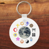 世界の宗教 キーホルダー (正面)