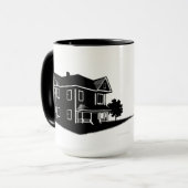 世界の室内記録コーヒーマグ マグカップ (正面左)