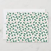 世界の家族への喜び3つの写真クリスマス シーズンカード (裏面)