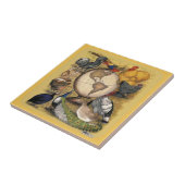 世界の家禽 タイル (側面)