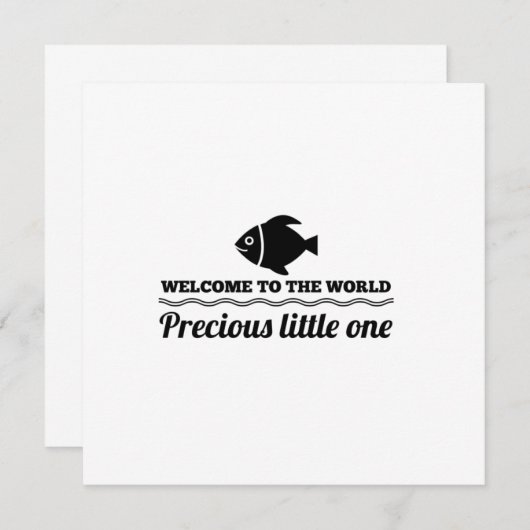 世界の小さな男の子よ大切うこそ サンキューカード (正面/裏面)