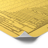 世界の山と川 ポスター (角)