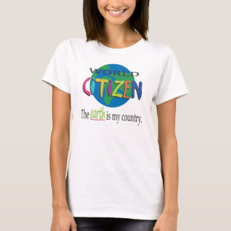 世界の市民のティー Tシャツ