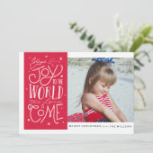 世界の平らな写真カードへの喜び シーズンカード (スタンド正面)