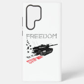 世界の平和と自由、戦争ストップが望ましい SAMSUNG GALAXYケース (裏面)