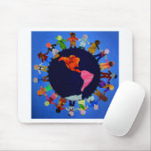 世界の平和な子どもマウスパッド マウスパッド (マウス)