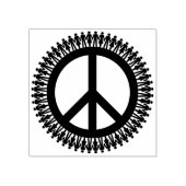 世界の平和を手にする ラバースタンプ (インプリント)