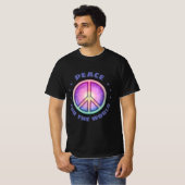 世界の平和☮ Tシャツ (正面フル)